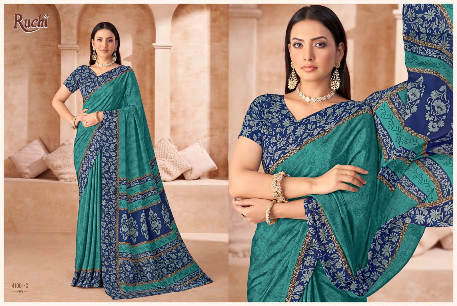 Vivanta Silk 43 By Ruchi Crepe Silk Daily Wear Saree Orders In India